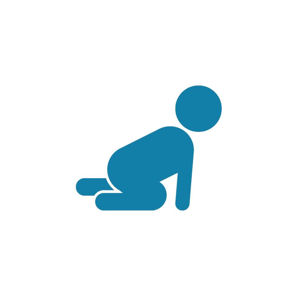 crawling baby illustration design vector