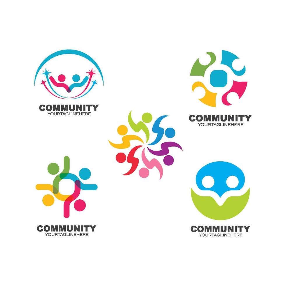 Community, network and social icon design vector