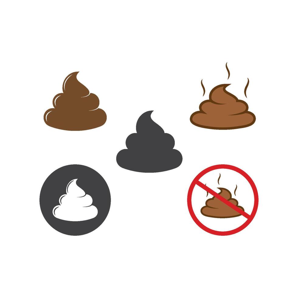 feces illustration design vector