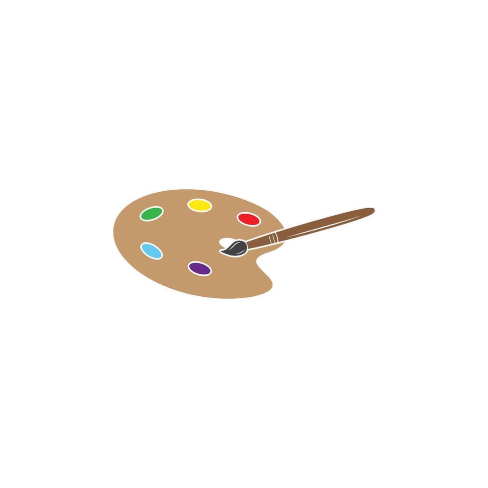color paint illustration design vector