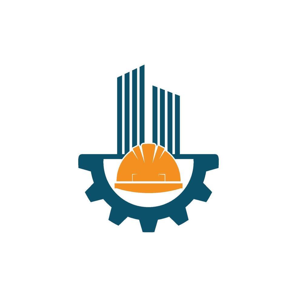 construction helmet illustration design vector