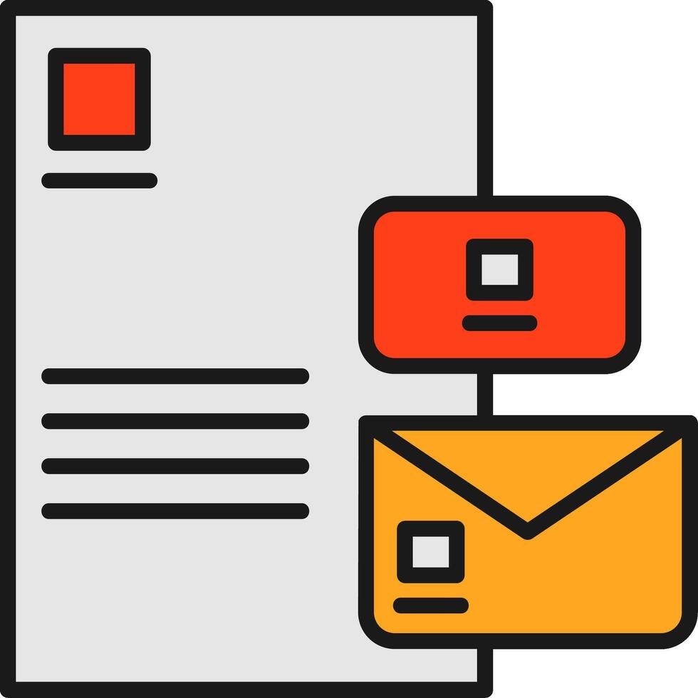 Branding Line Filled Icon vector
