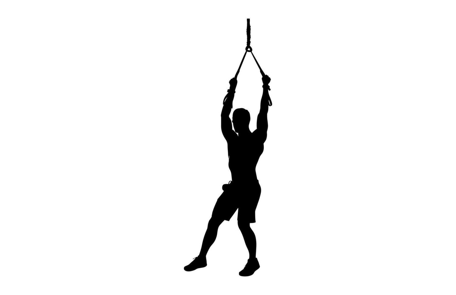 TRX Silhouette Clipart vector