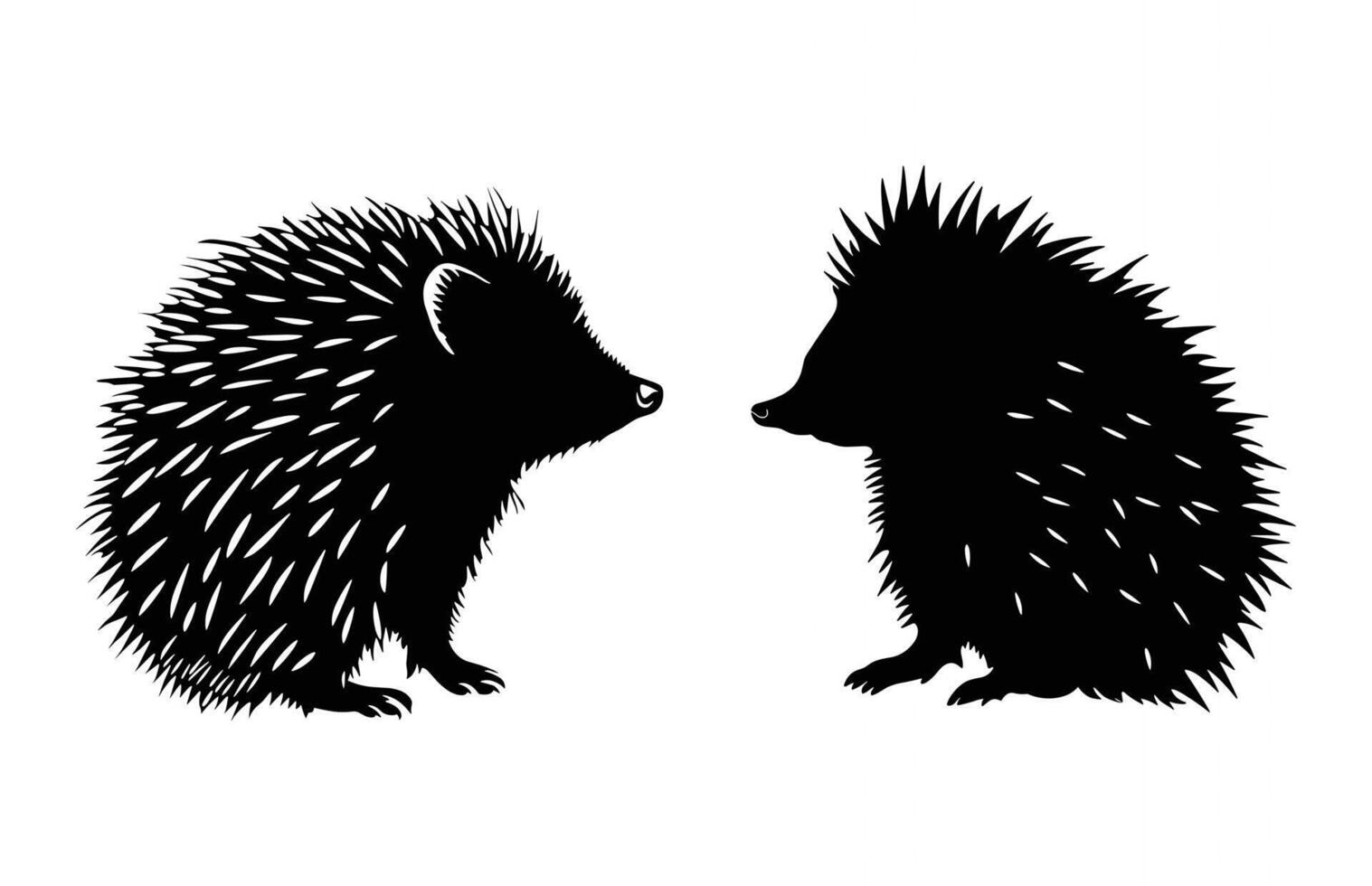 Hedgehog Silhouette Clip art vector