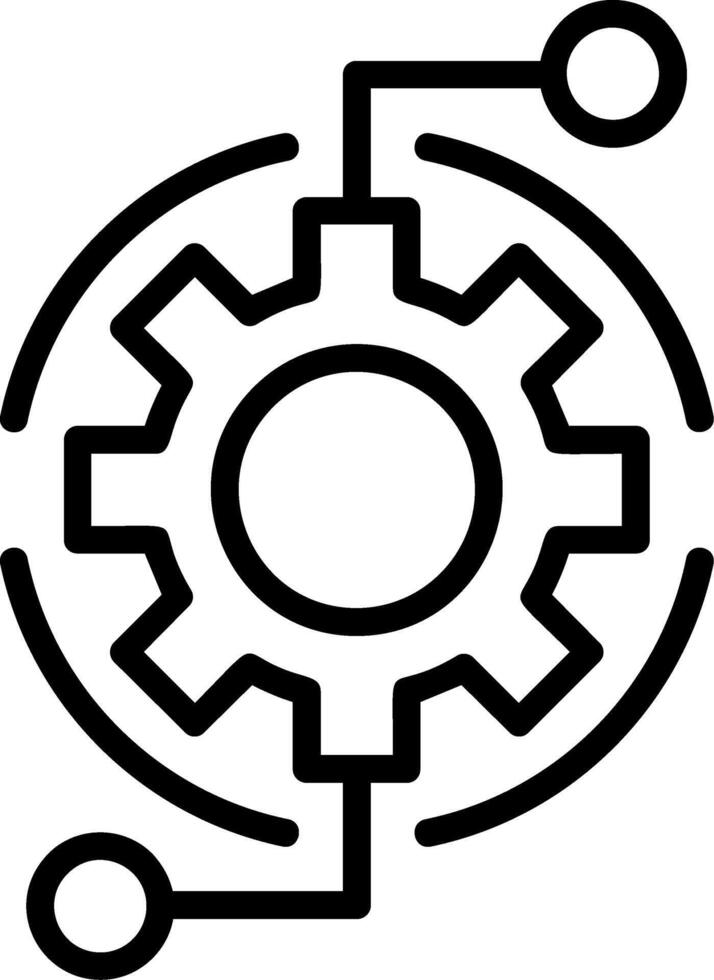 Business Automation Line Icon 50106016 Vector Art at Vecteezy