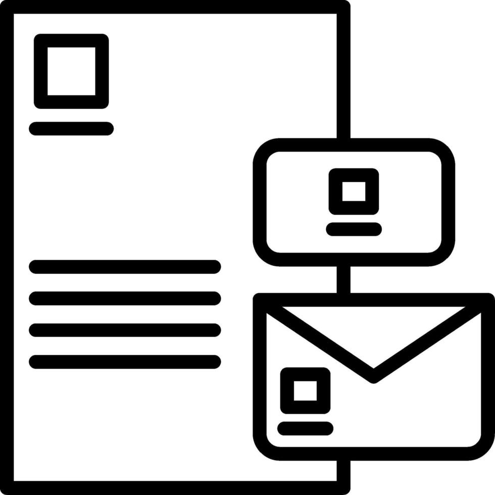 Branding Line Icon vector