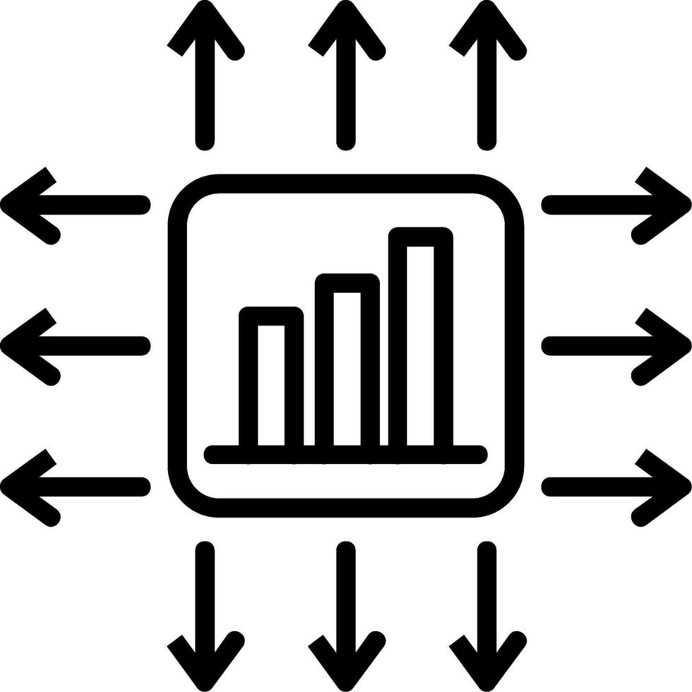 Performance Marketer Line Icon vector