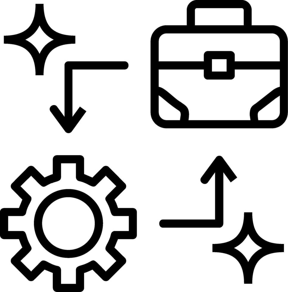 Business Development Line Icon vector