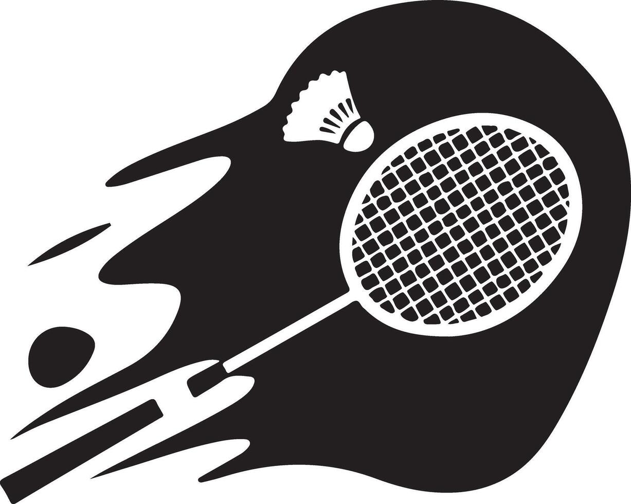 A logo for the Badminton Club vector