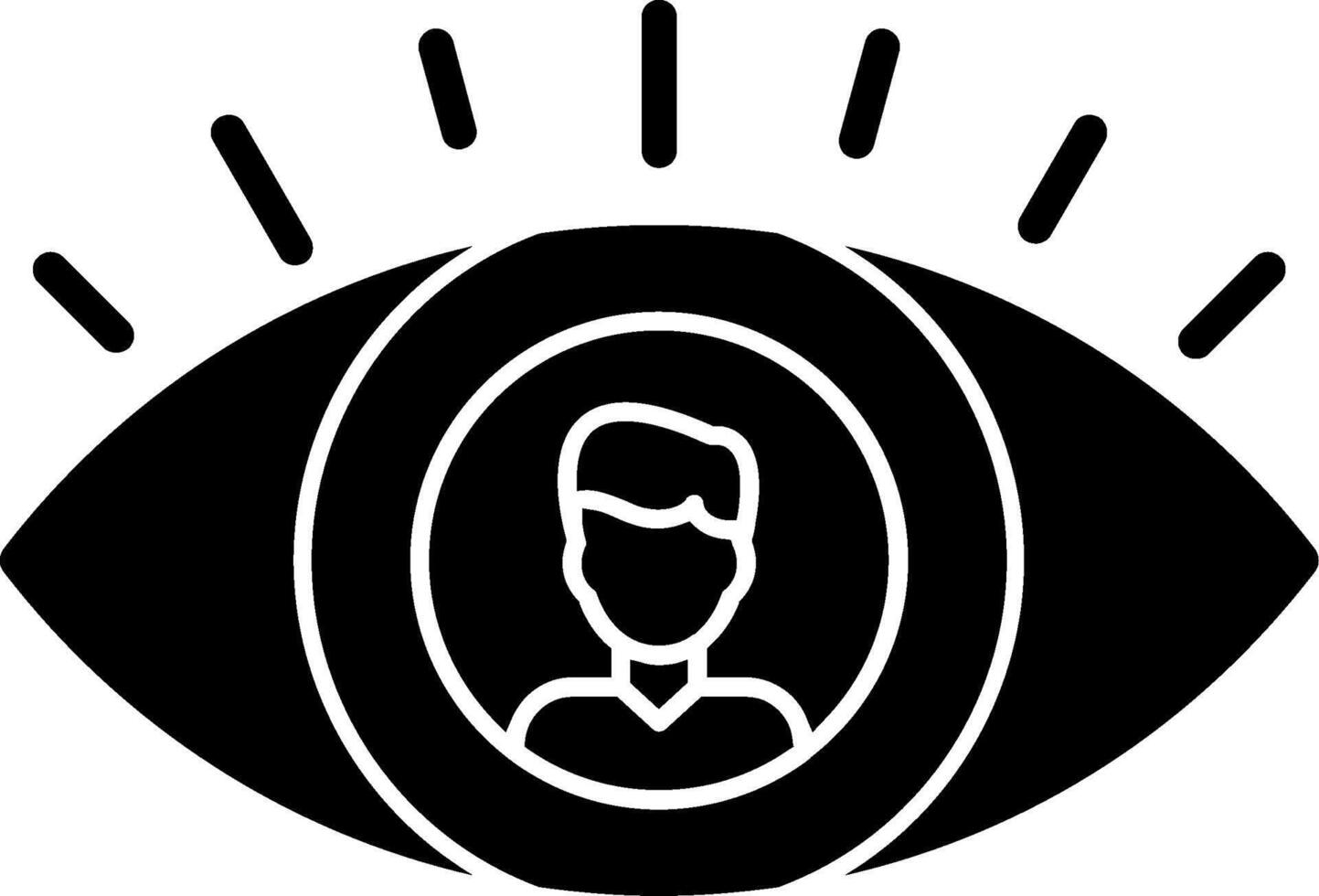 Impressions Glyph Icon vector