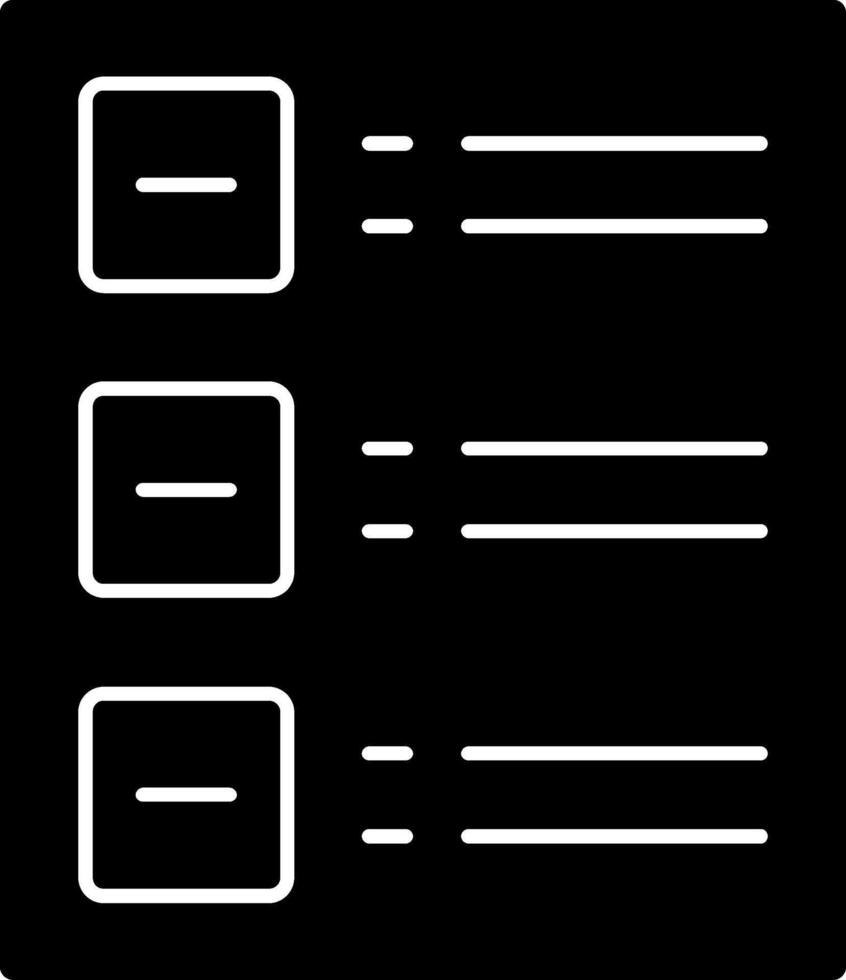 Index Glyph Icon vector
