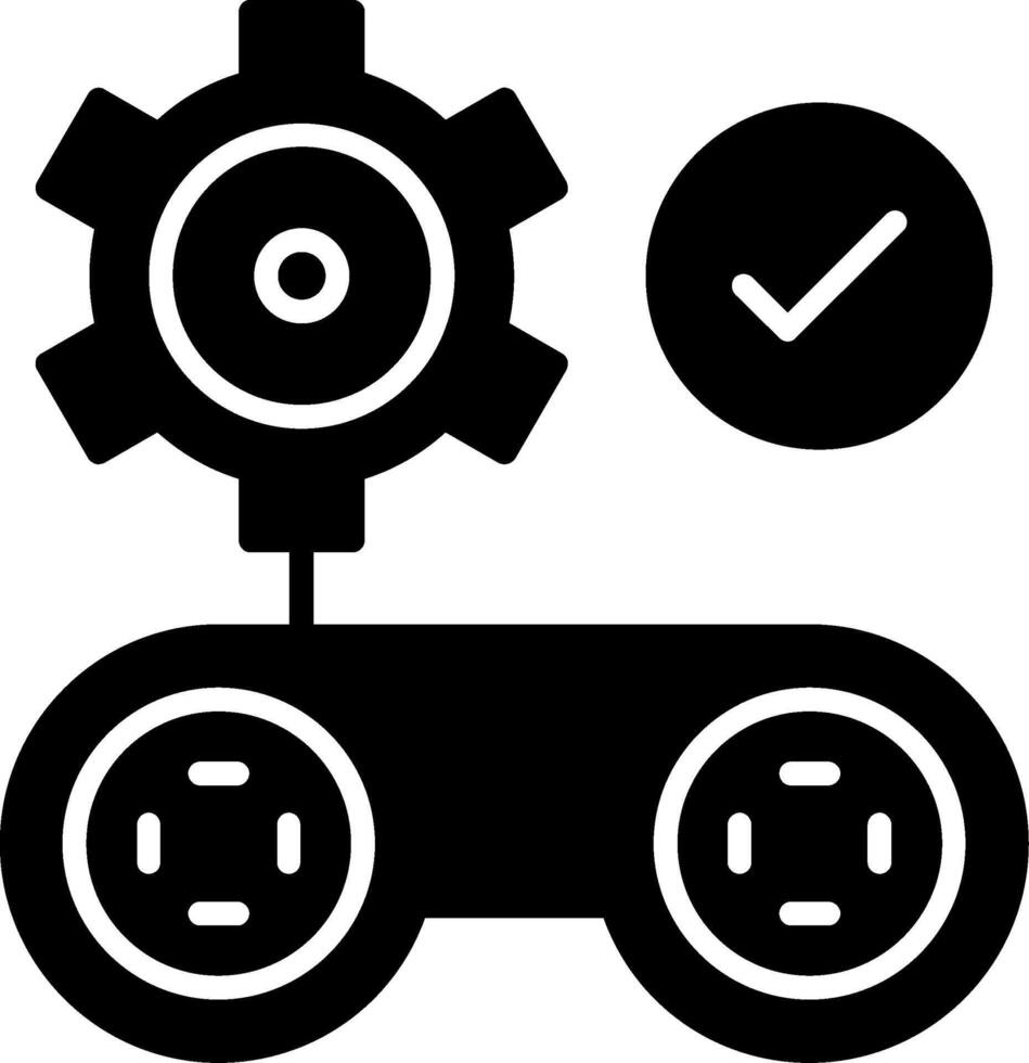 Gamification Glyph Icon vector