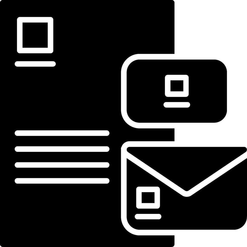 Branding Glyph Icon vector