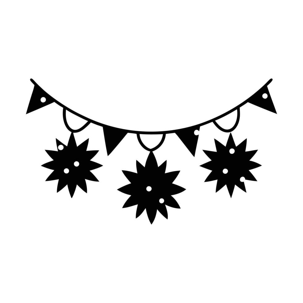 Festive Garland Illustration vector