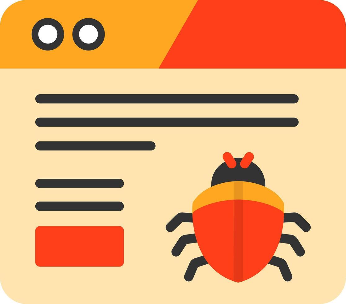Crawler Flat Icon vector