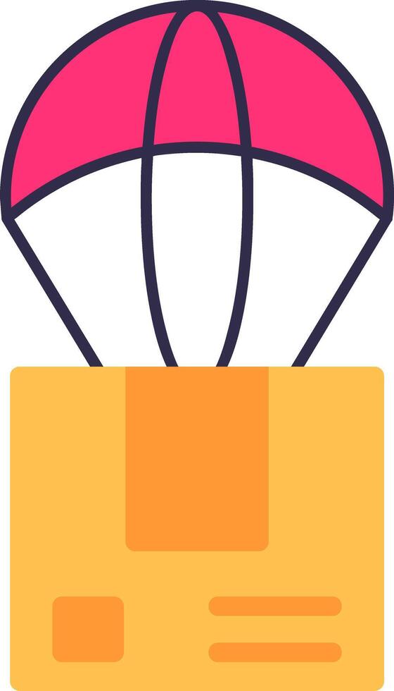 Dropshipper Flat Icon vector