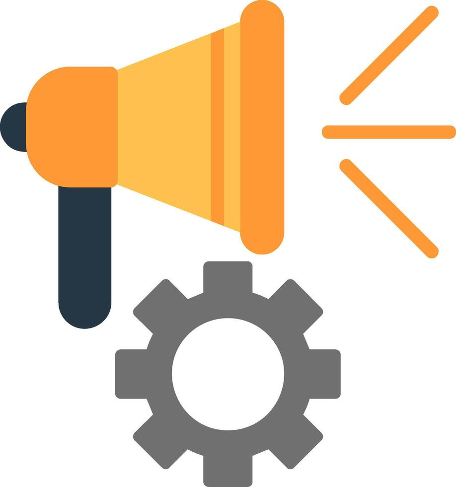 Campaign Optimization Flat Icon vector