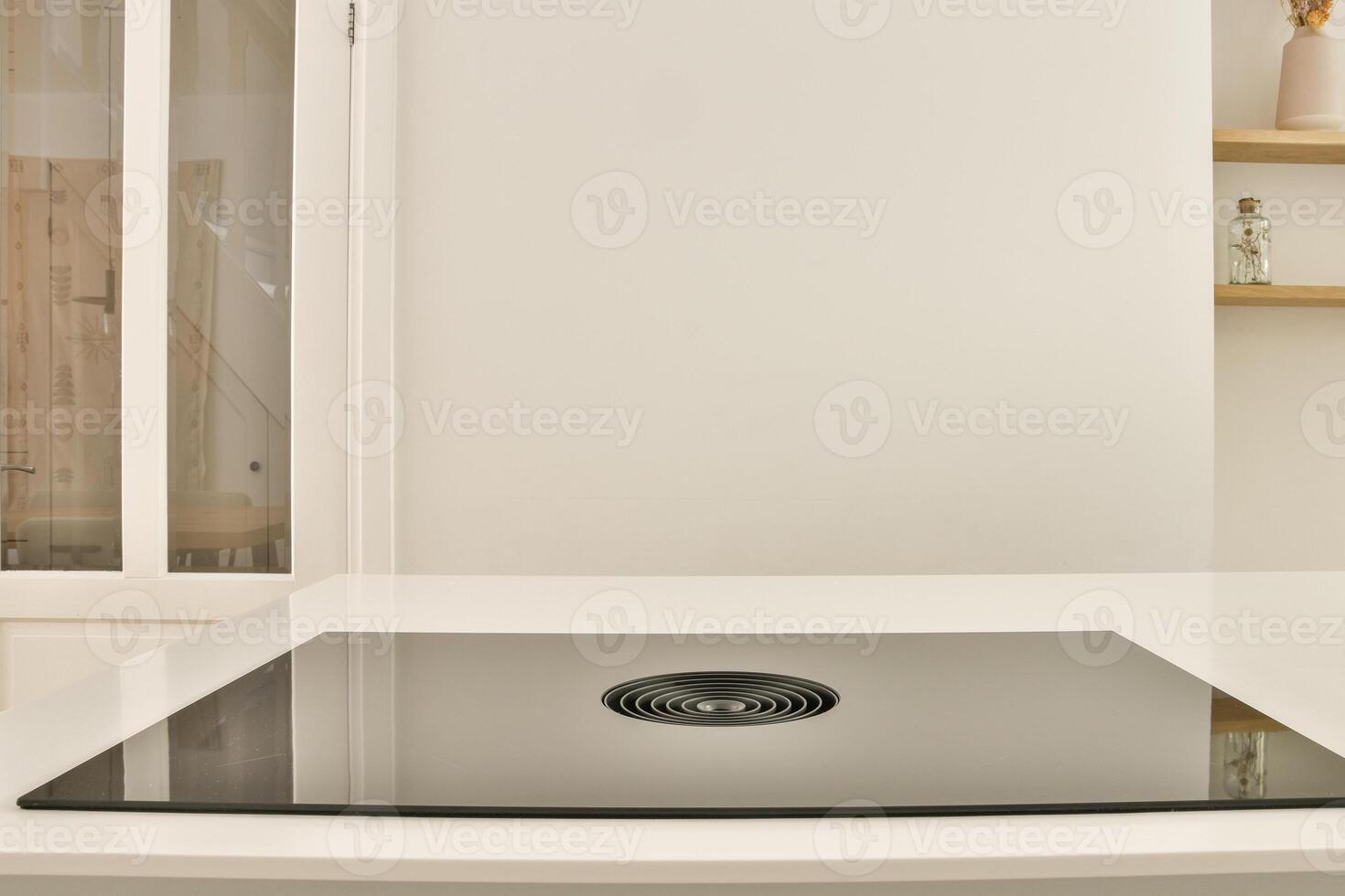 A glass counter top photo