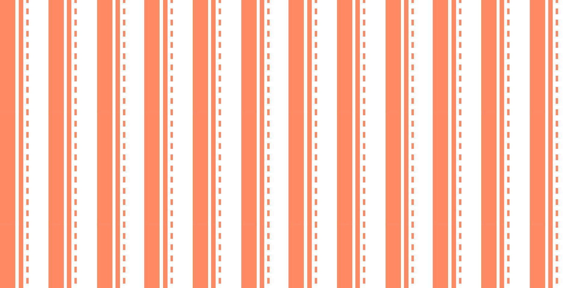 Coral orange pattern vertical lines. Seamless stripes. vector