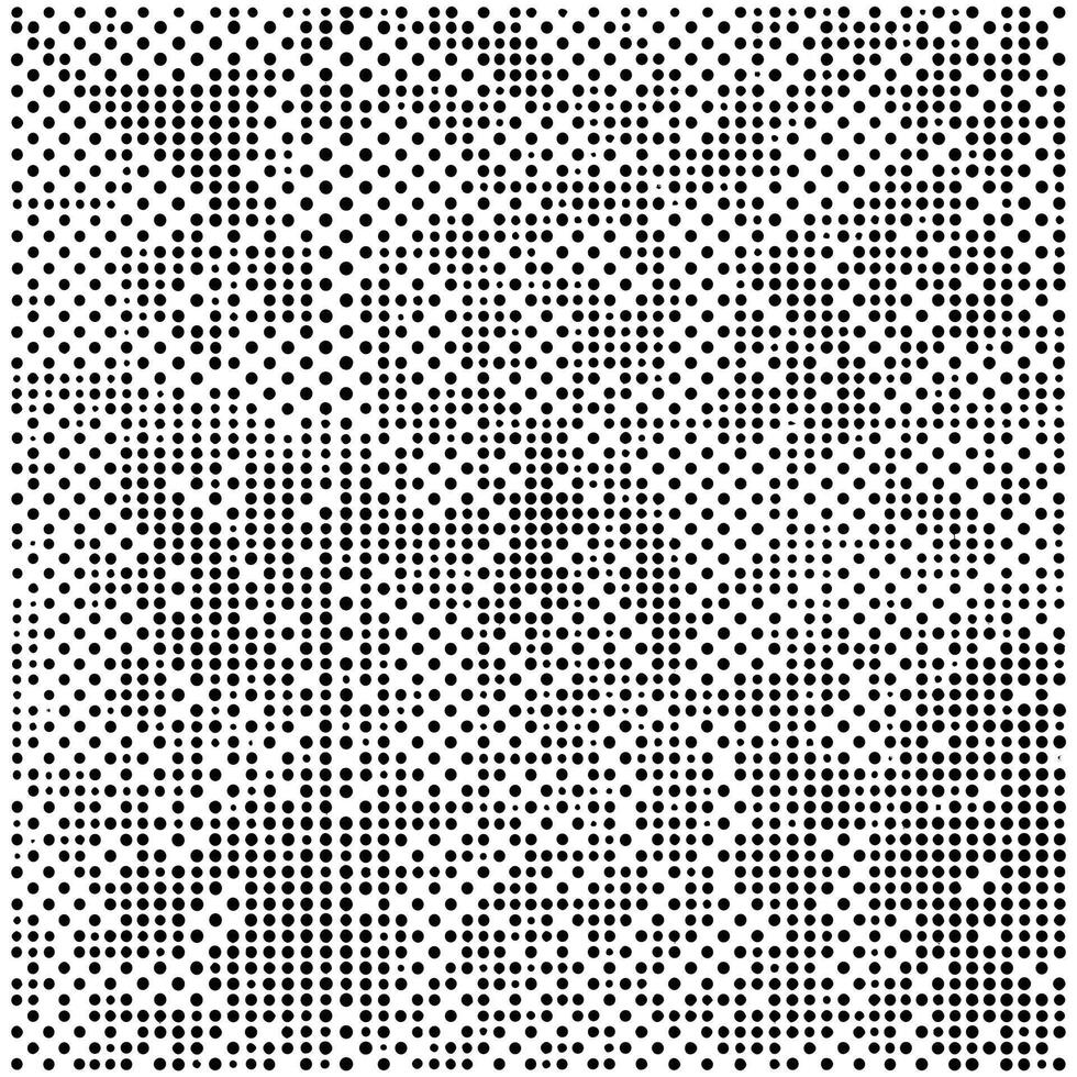 Complex Black Dot Pattern with Varying Arrangement vector