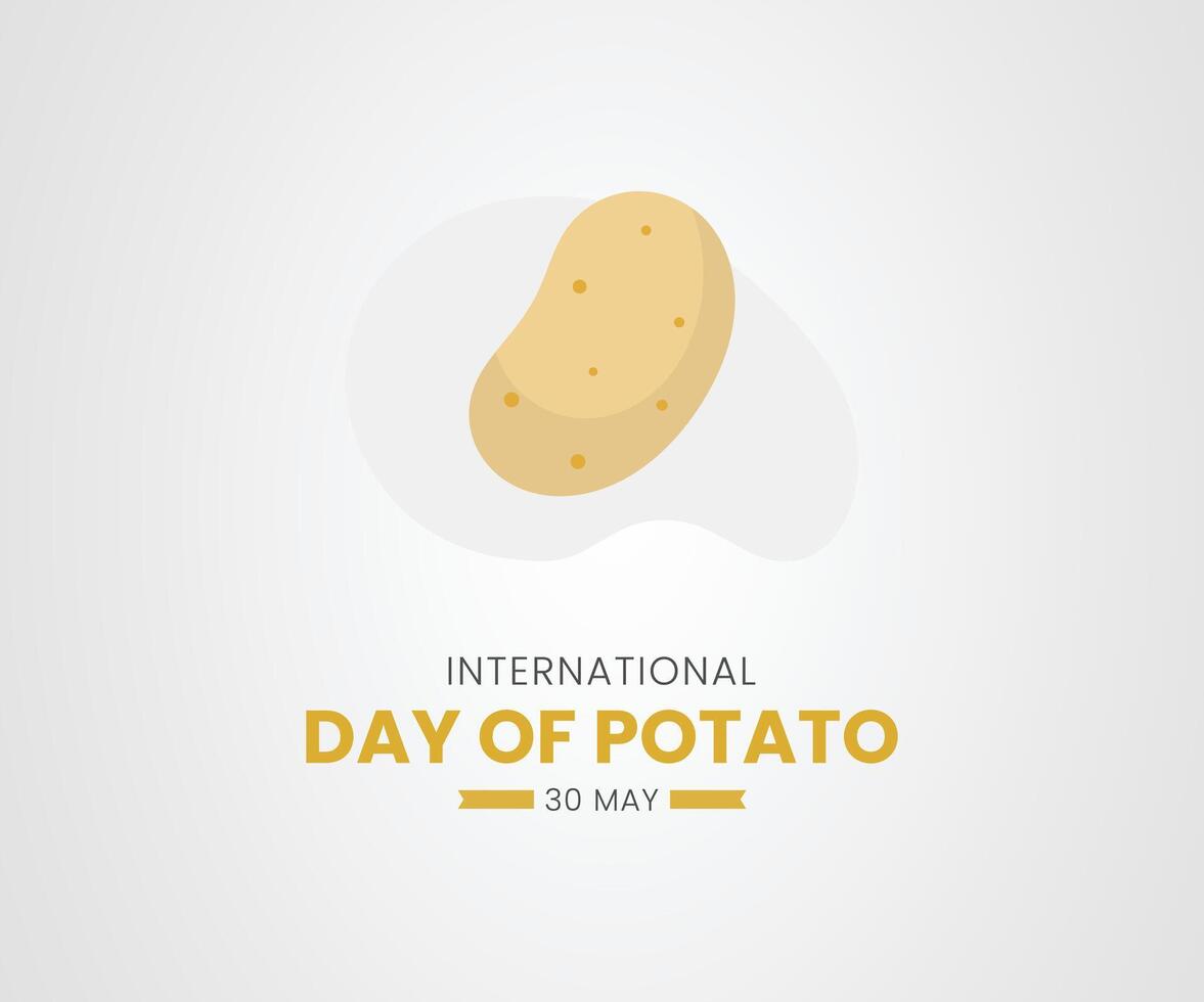 International Day of Potato Design Pro Template vector