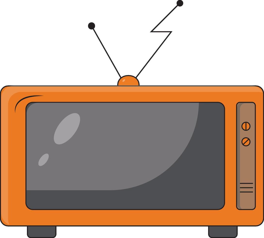 old television free design icon vector