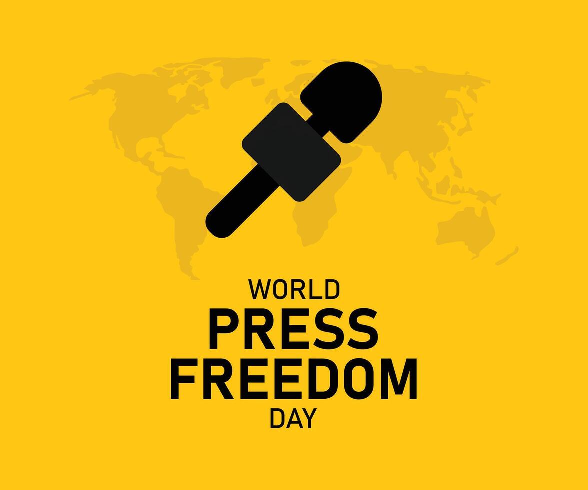 World press freedom day pro element vector