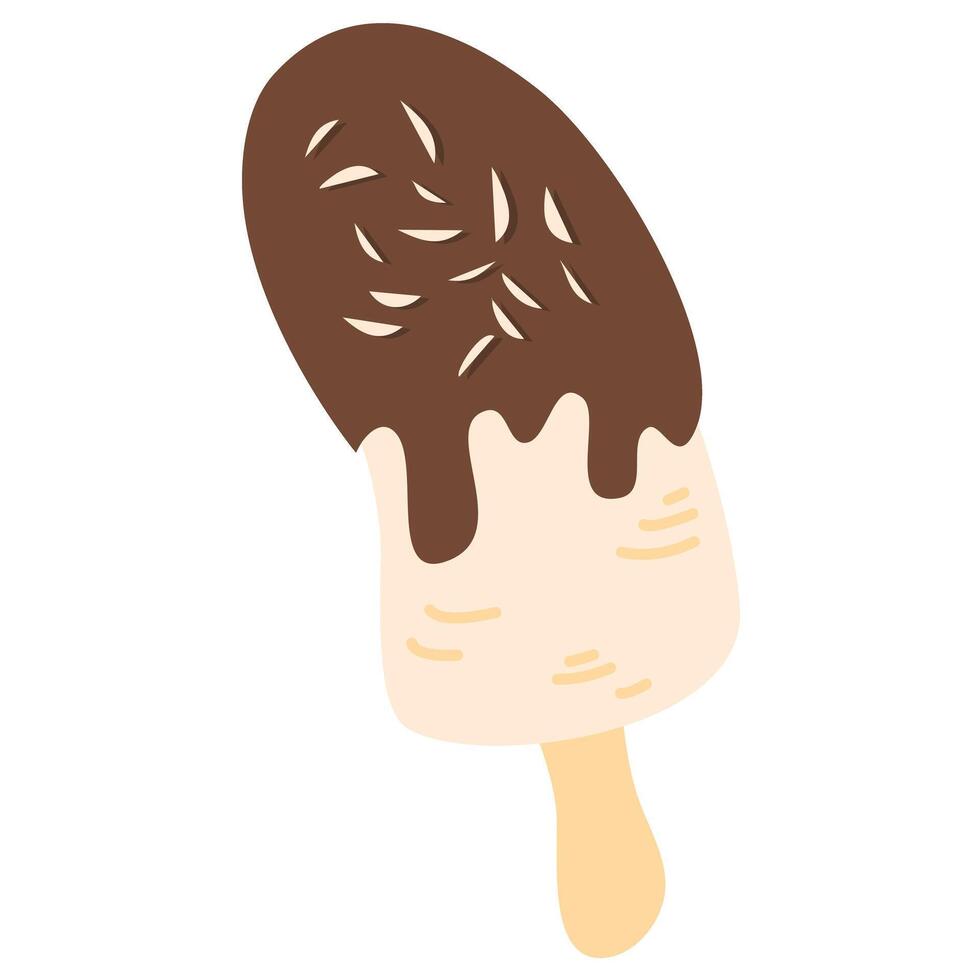 Choco Banana, Bananas Covered with Chocolate vector
