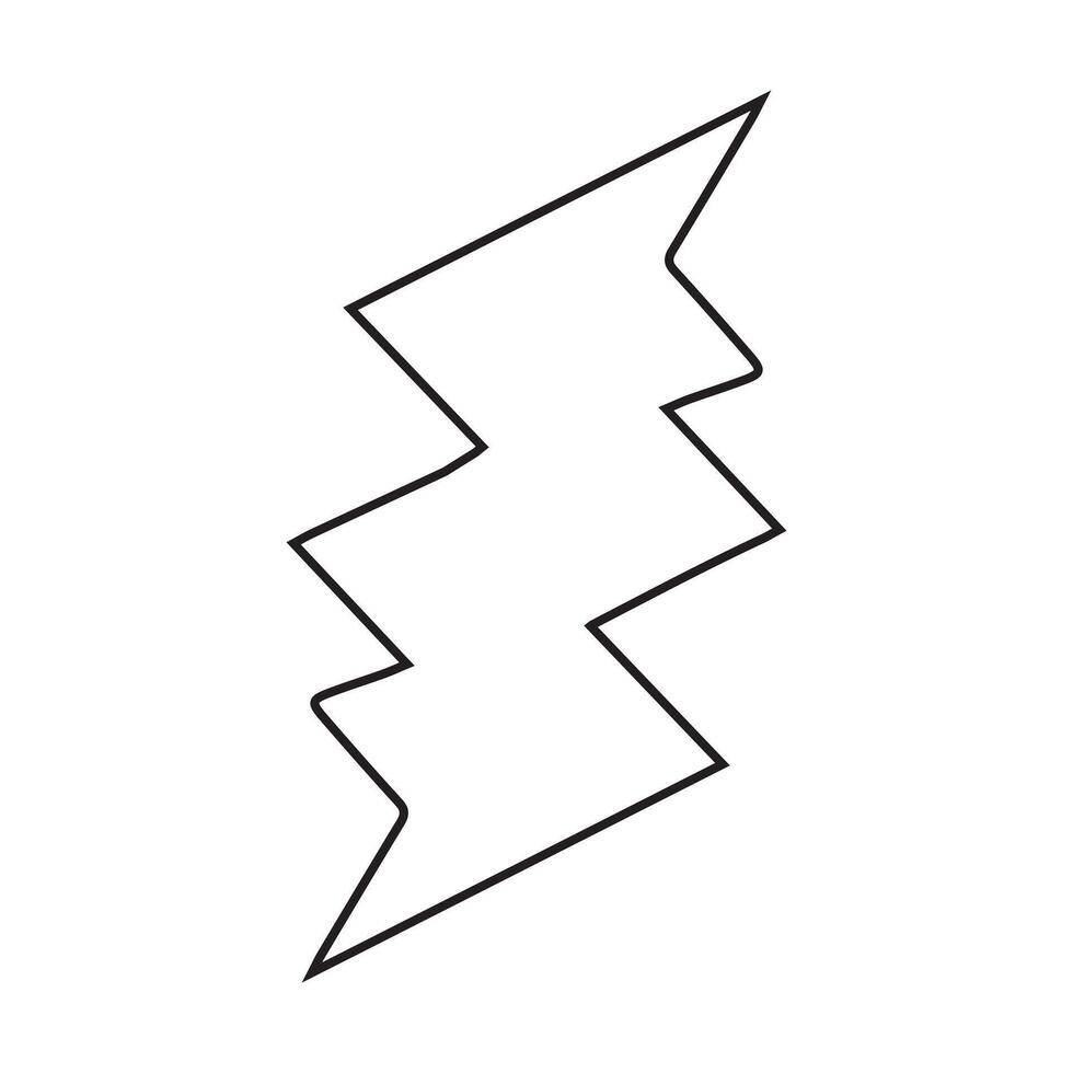 Flash lightning bolt icon. Electric power symbol. Power energy sign illustration, Easily editable. Eps 10 vector