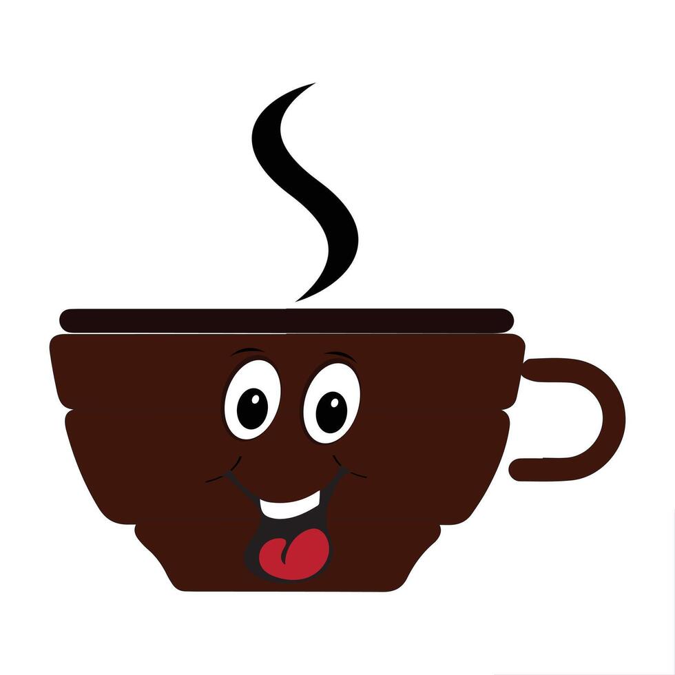 Coffee Cup Mascot illustration, mascot logo of various expressions coffee mug, ideal for coffee shops and cafes seeking a friendly, welcoming brand image design. vector
