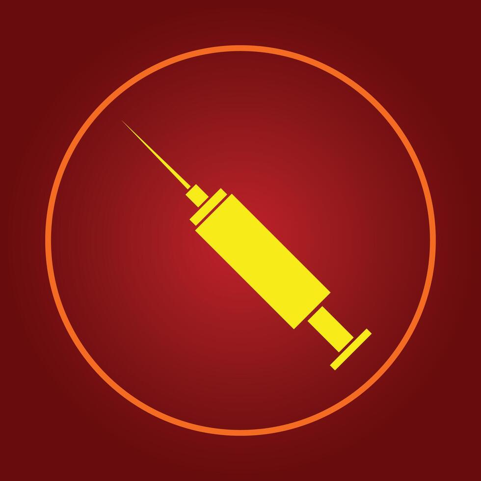 Injection trendy icon applicable abstract illustration colorful artwork lovely design vector