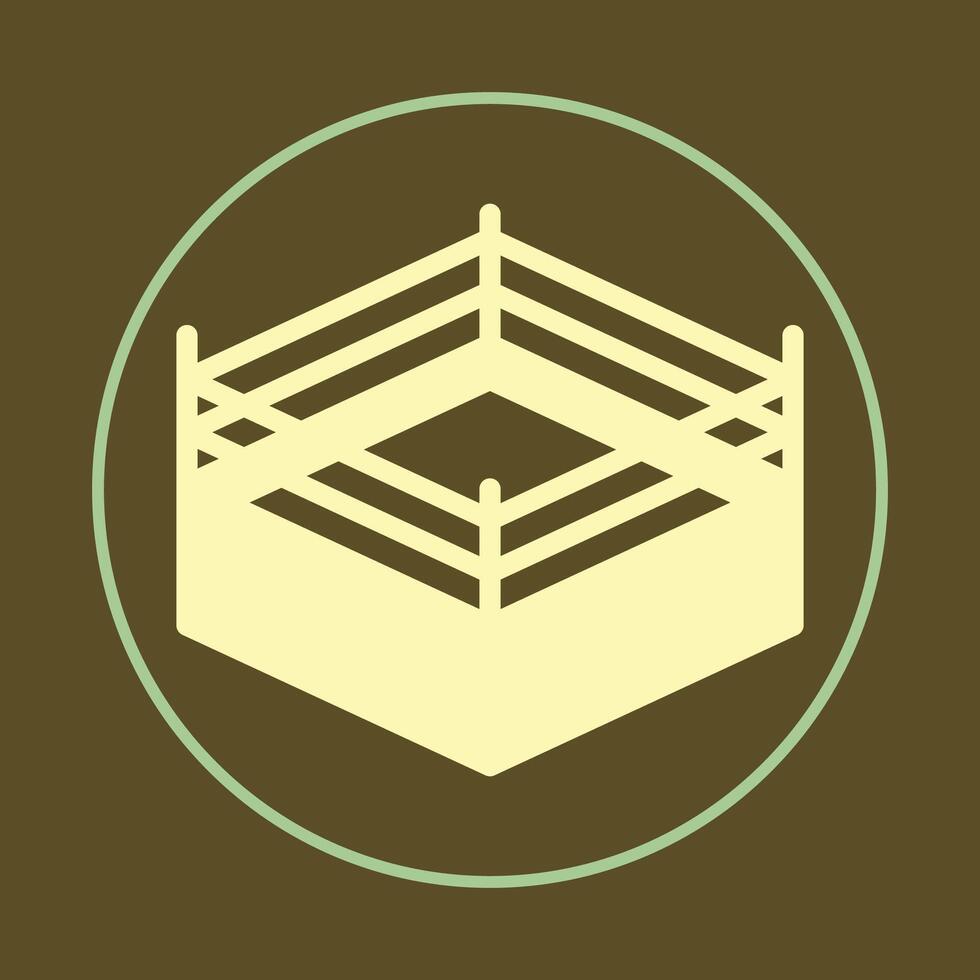 Boxing ring icon majestic abstract illustration colorful artwork lovely design vector