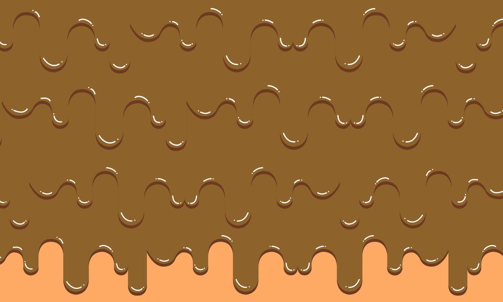 Melted flowing. Dripping paint, Yogurt or Milk flowing down. realistic liquid. vector