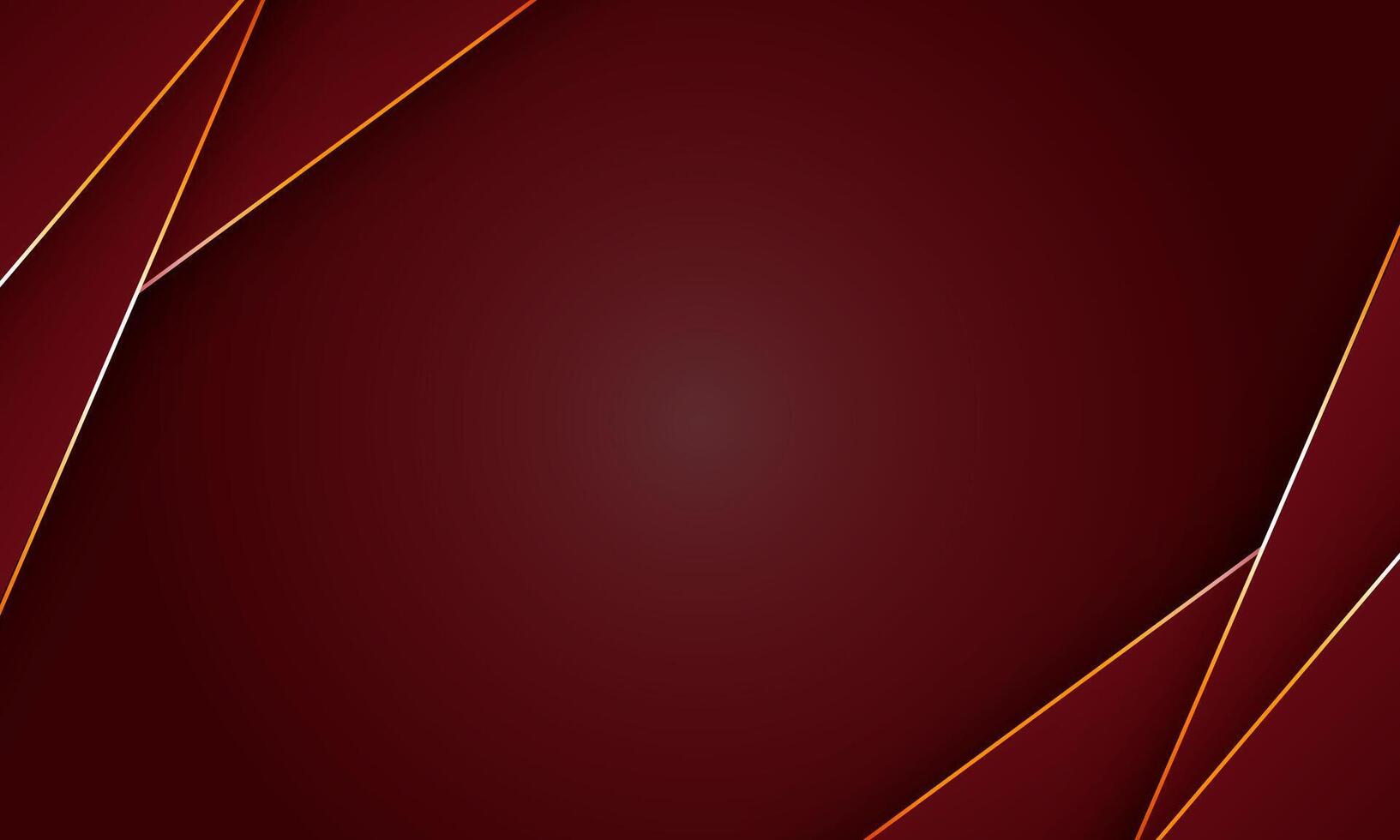 luxury red background banner with gold strip art line diagonal. blank space. vector