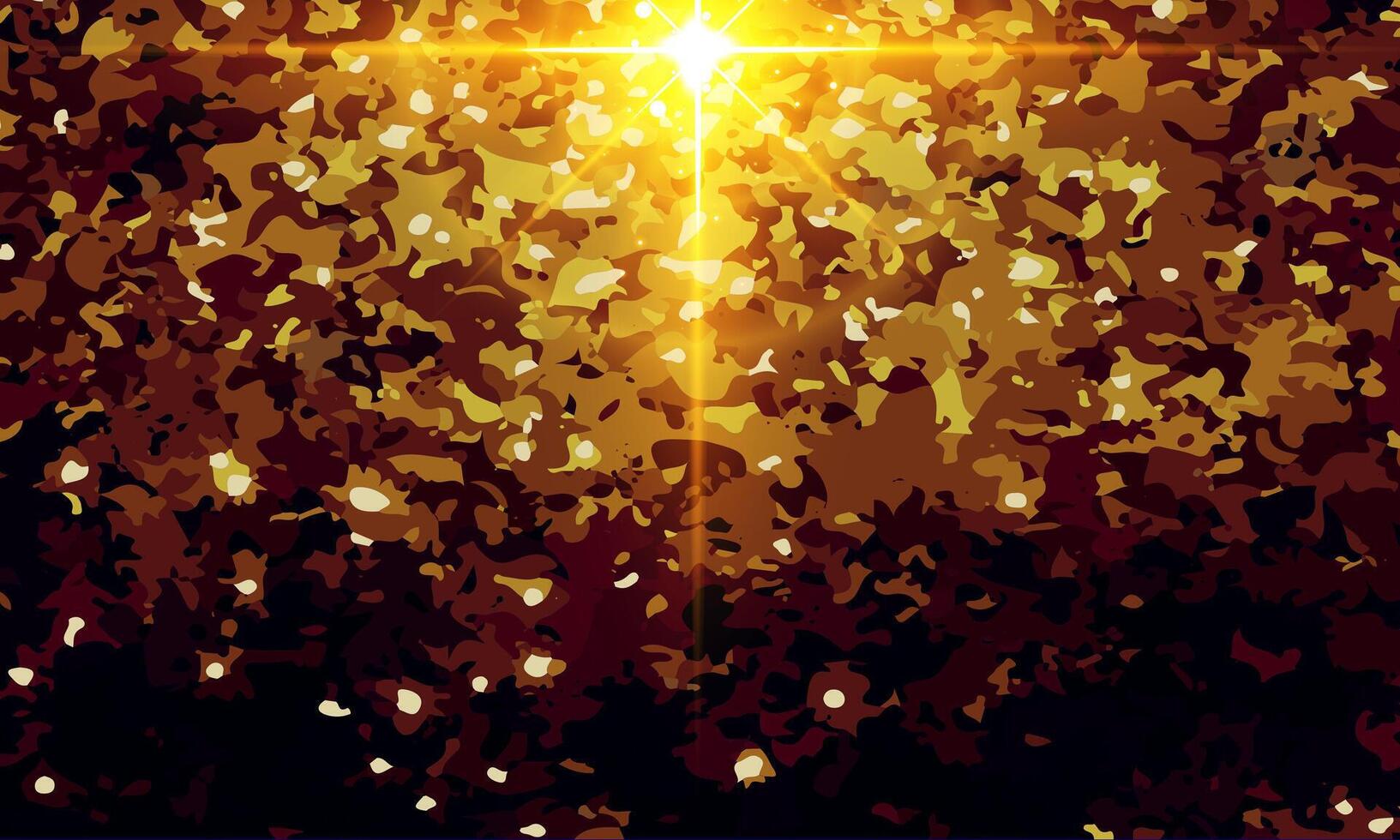 Gold shiny light glitter texture. luxury dark gold background. vector
