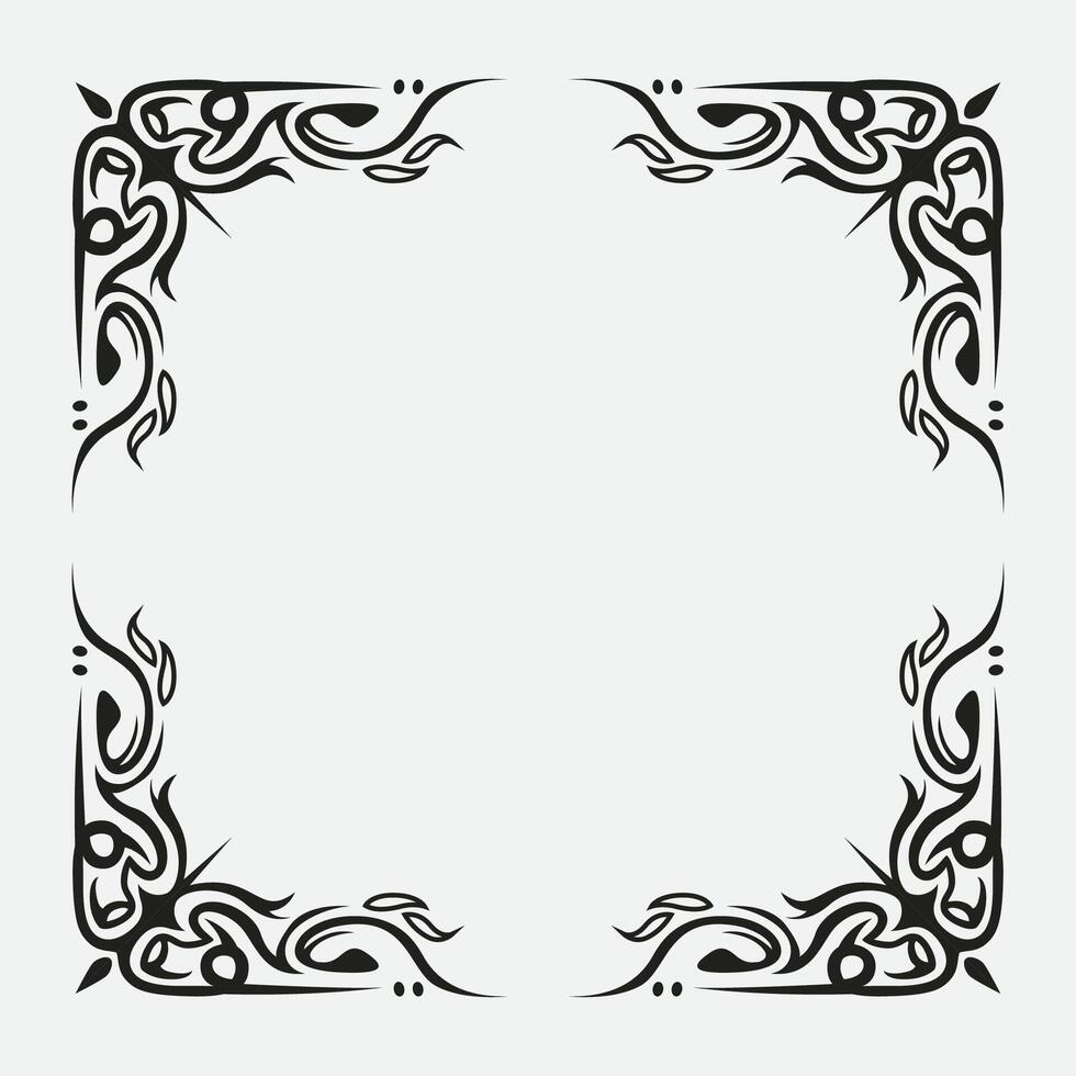 luxury frame for decoration and others vector