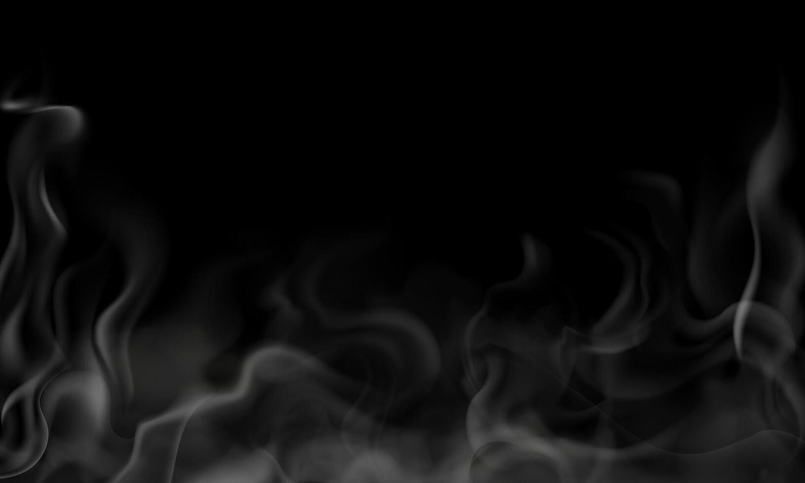 Smoke background. Fog or smoke transparent frame. Scene of white cloudiness, steam or morning mist. realistic evaporation texture vector