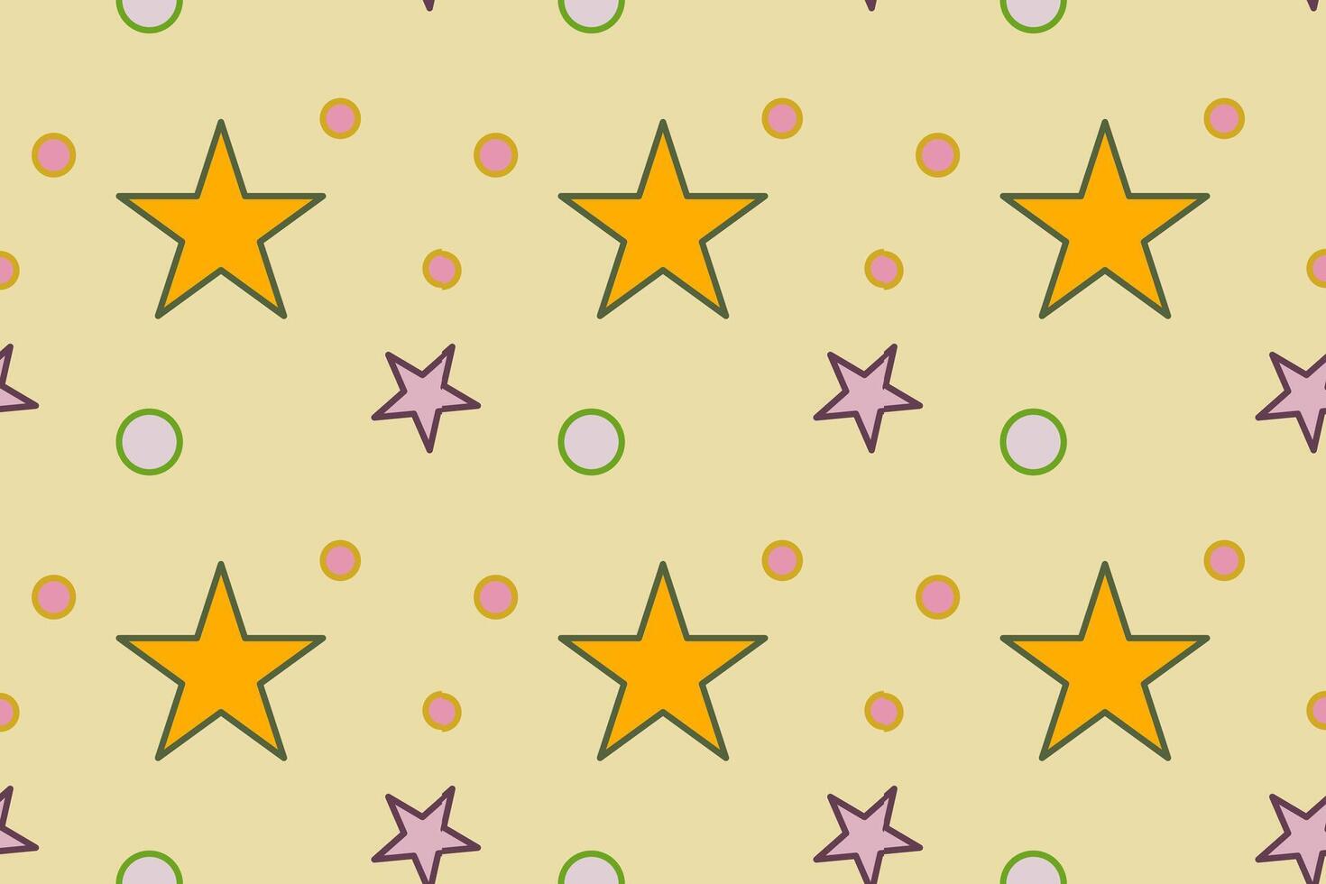seamless pattern with stars vector
