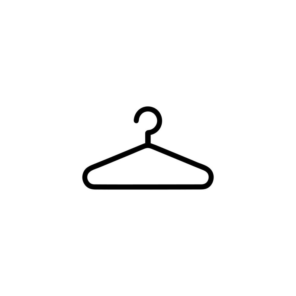 Hanger icon illustration trendy design. vector