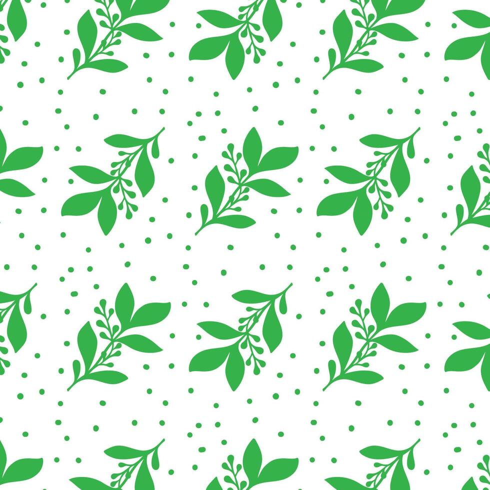 hand draw floral seamless pattern vector