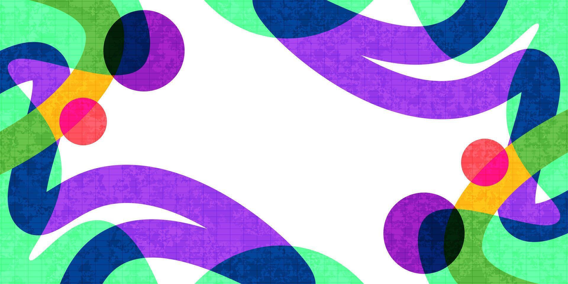 Creative and Colorful Cover or Banner Design Template with Modern and Minimal Style for Identity, Branding, Advertising or Promotion. Abstract Layout Design with Vibrant Concept vector