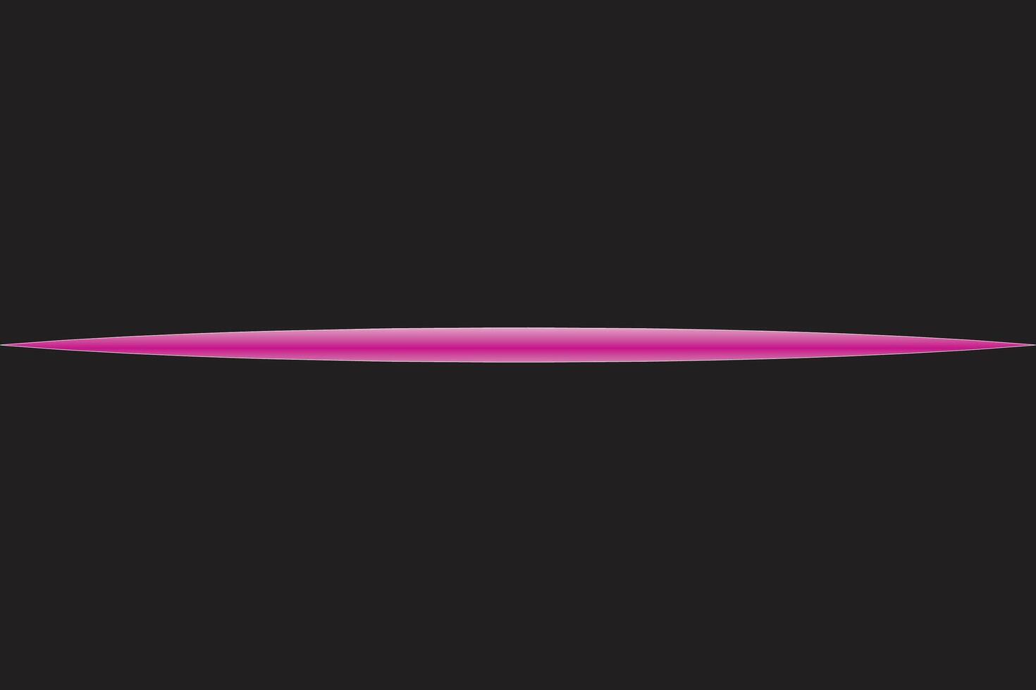 a pink curved line on a black background vector