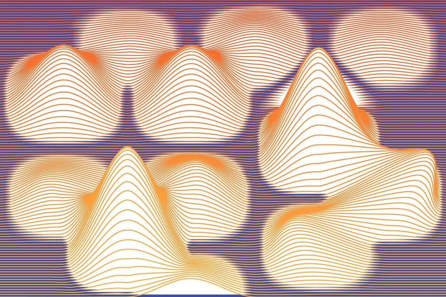 abstract waves purple background vector