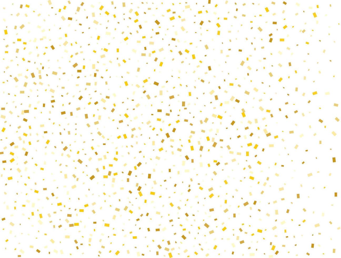 Wedding Golden Rectangles Confetti Background. illustration vector