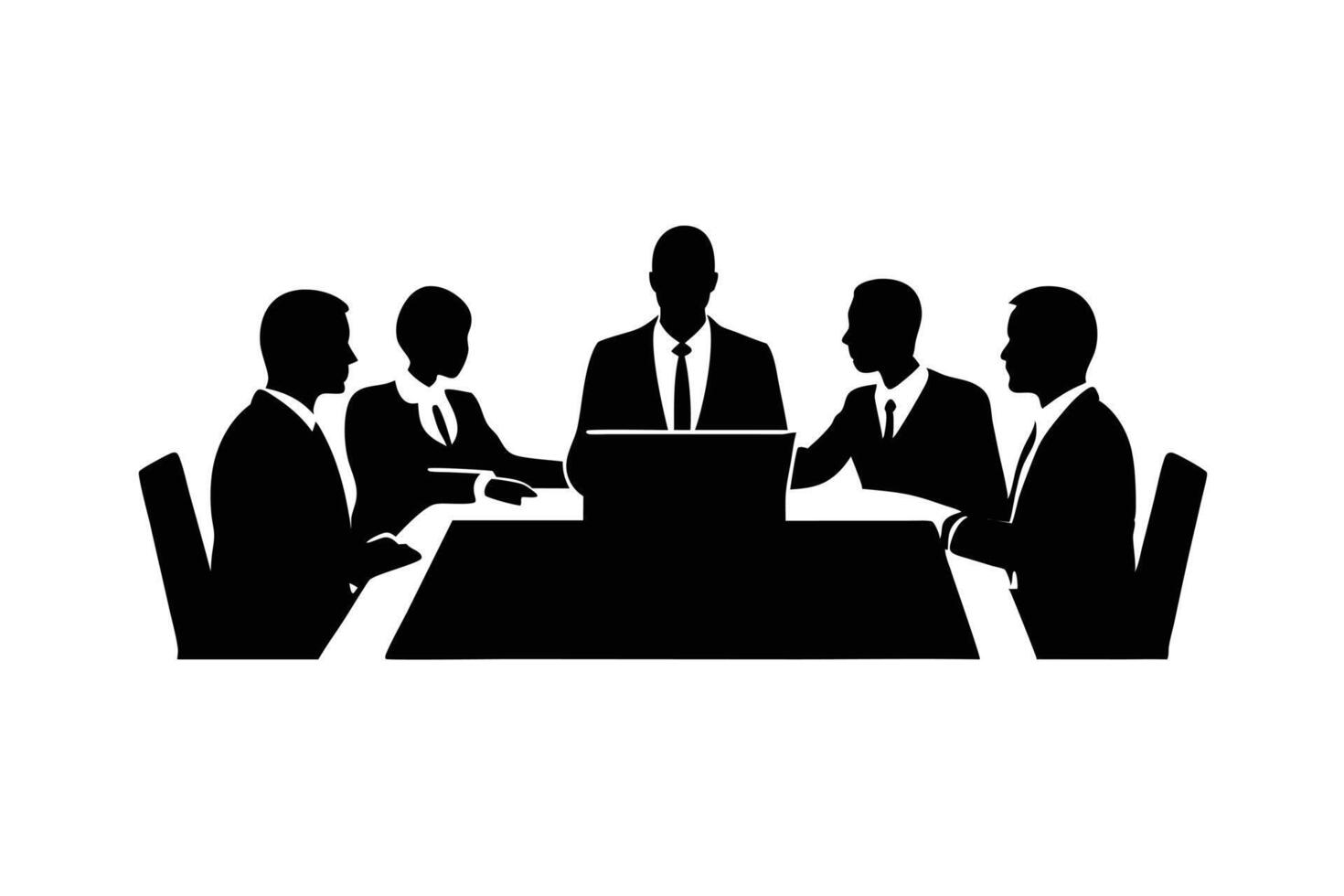 Business meeting illustration vector