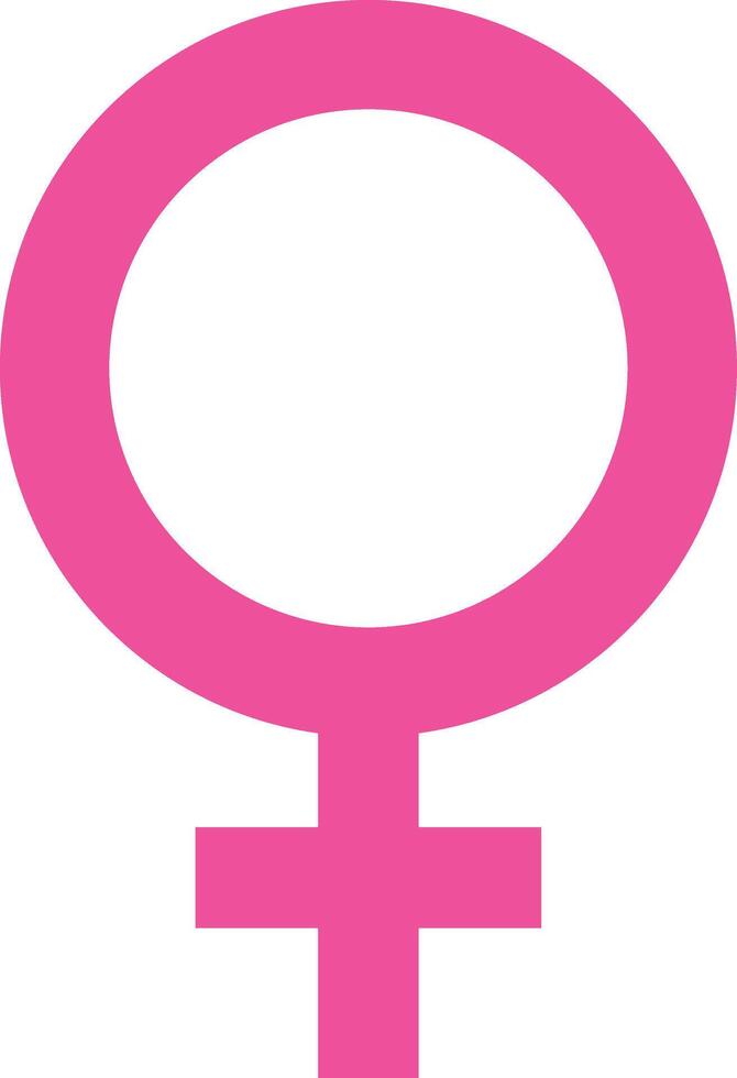 Gender symbols. Male, female sex sign gender equality icon in flat for apps or website arrow up and down position men women toilet WC design isolated on vector