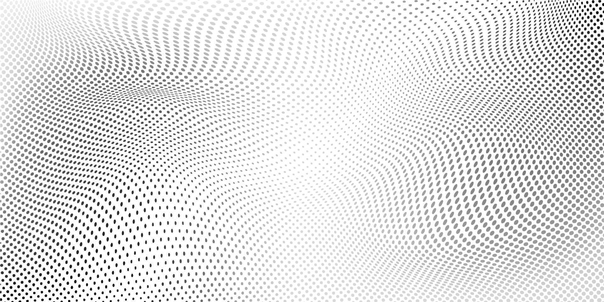 Grunge halftone black and white texture. Abstract background in pop art style. Dotted gradient surface vector