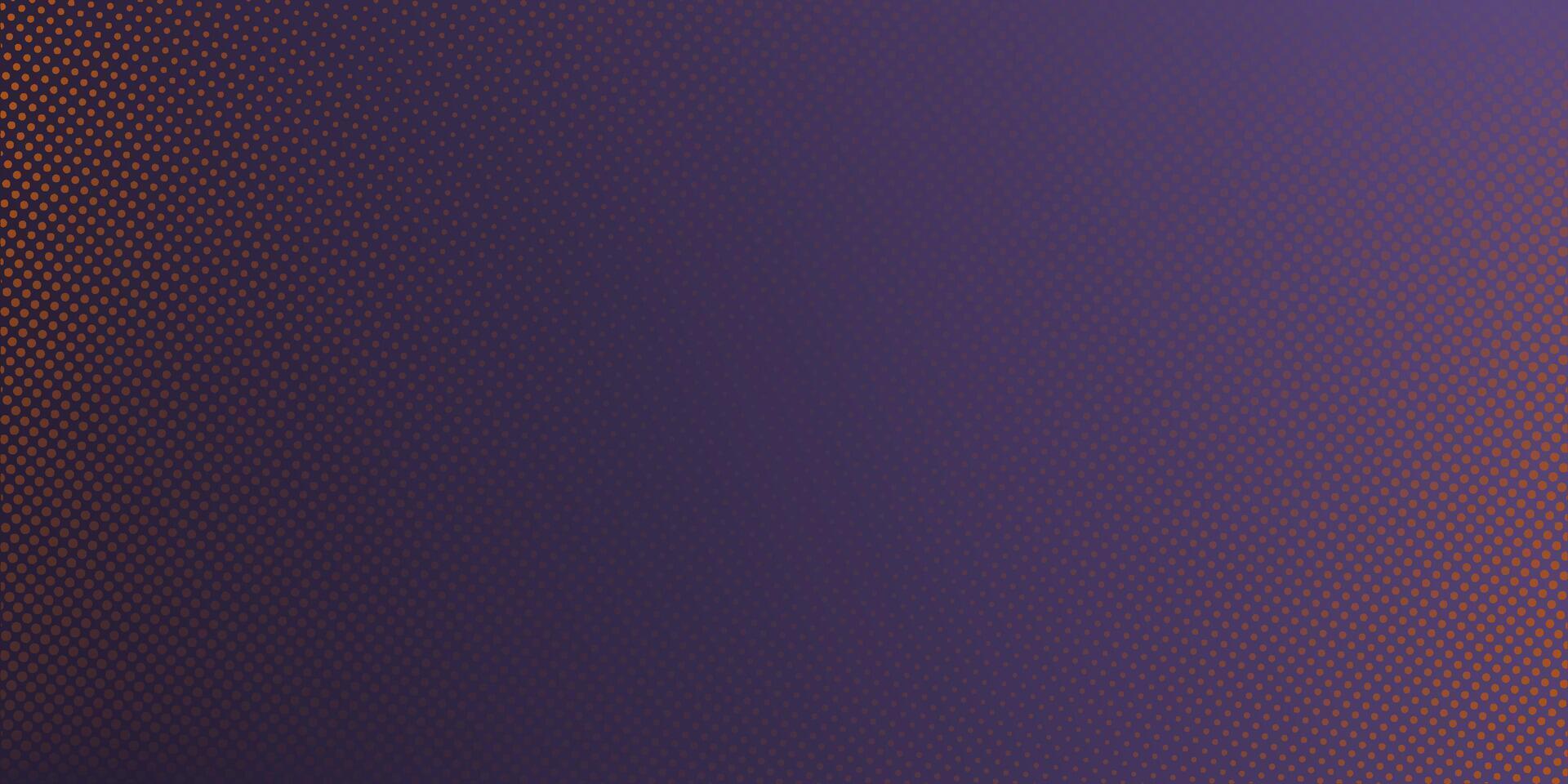Halftone texture colored background. Dotted gradient backdrop in pop art style, violet and orange vector