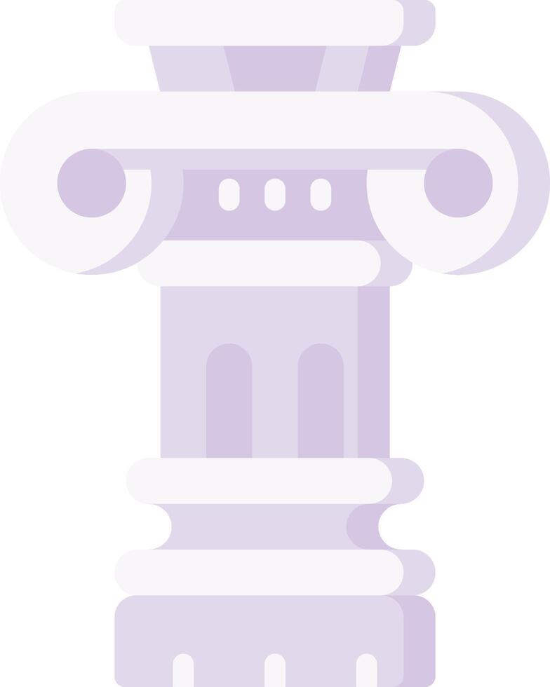 A purple column with a white background vector