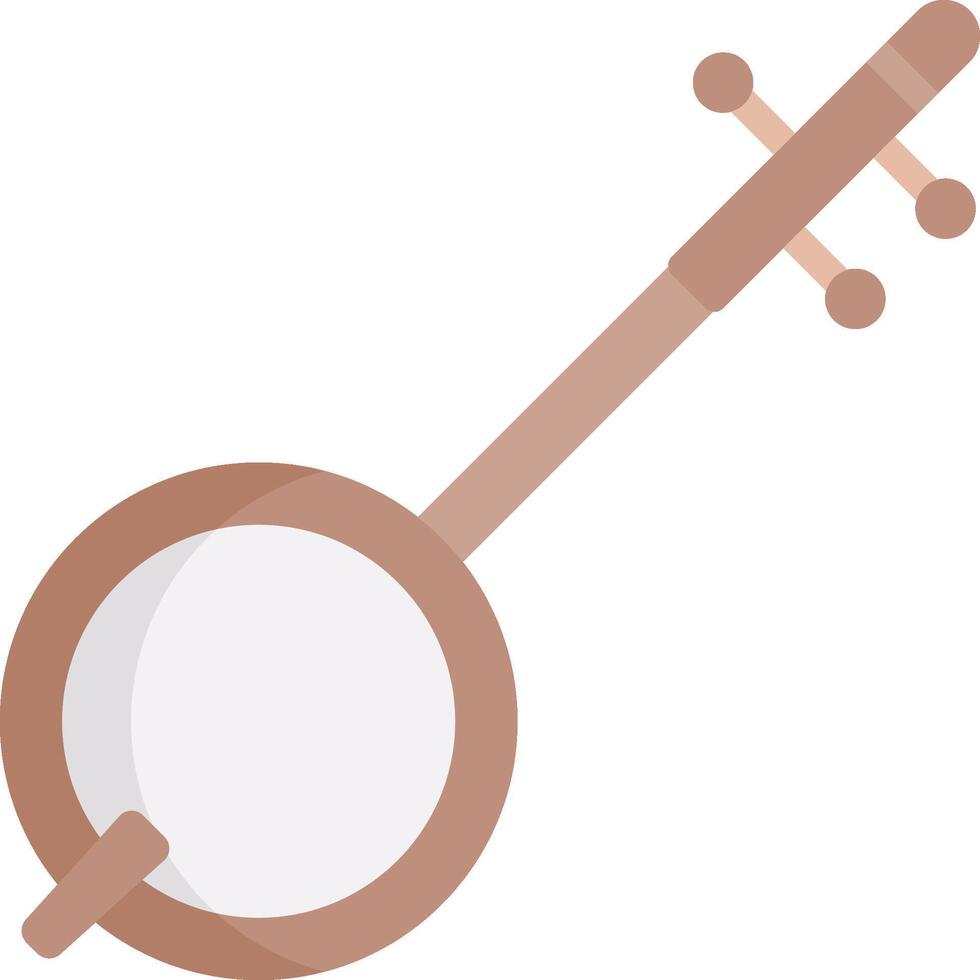 Banjo instrument illustration design vector